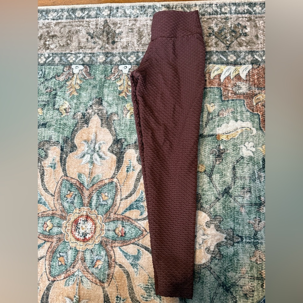 Booty by Brabrants textured brown leggings